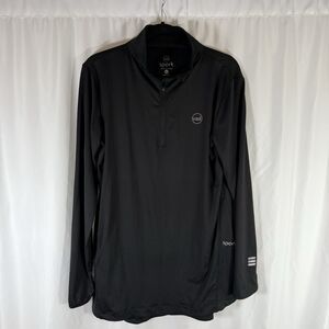 Veil Spark 1/4 Zip Jacket Women's Medium Black Zip Pockets Long